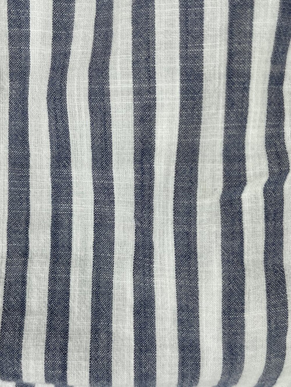 Madewell Lace Up Terrace Blouse Women's XS Blue White Striped Boho Cottagecore - Picture 10 of 13